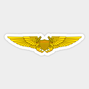 Naval Flight Officer Wings Sticker